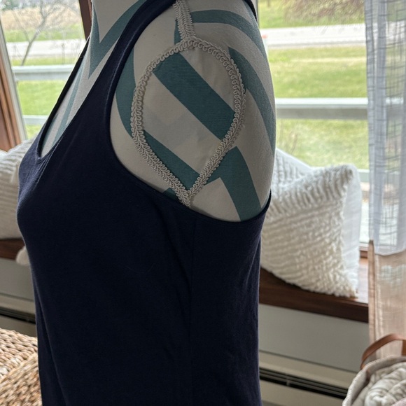 Navy Racerback Tank Dress - Picture 5 of 9